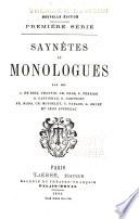 Saynètes et monologues