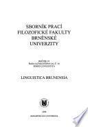 Sborník prací Filosofické fakulty Brněnské university