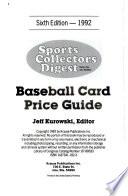 SCD Baseball Card Price Guide