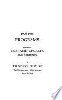 School of Music Programs