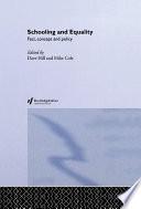 Schooling and Equality