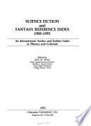 Science Fiction and Fantasy Reference Index, 1985-1991