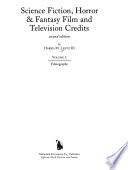 Science Fiction, Horror & Fantasy Film and Television Credits: Filmography