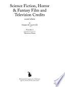 Science Fiction, Horror & Fantasy Film and Television Credits: Television shows