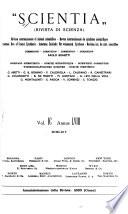 Scientia, rivista di scienza