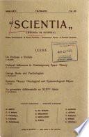 Scientia, rivista di scienza