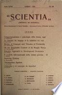 Scientia, rivista di scienza