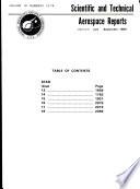 Scientific and Technical Aerospace Reports