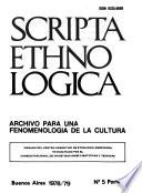 Scripta ethnologica
