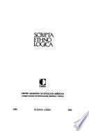 Scripta ethnologica