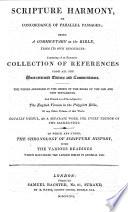 Scripture Harmony; Or, Concordance of Parallel Passages
