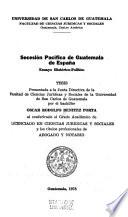 Secesión pacífica de Guatemala de España