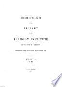 Second catalogue, including the additions made since 1882