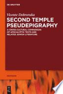 Second Temple Pseudepigraphy