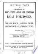 Section one (-thirteen, fifteen) of Kelly's Post office London and suburban local directories