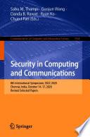 Security in Computing and Communications