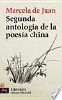 Segunda antología de la poesía china