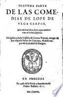 Segunda parte de las comedias