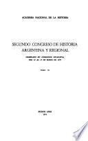 Segundo Congreso de Historia Argentina y Regional