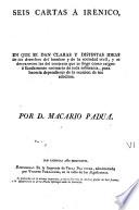 Seis cartas a Irénico