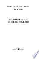Seis romancerillos de cordel sefardíes