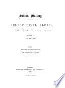 Select civil pleas