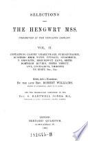 Selections from the Hengwrt Mss