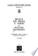 Seleta em prosa e verso