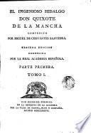 “El” ingenioso hidalgo Don Quixote de La Mancha