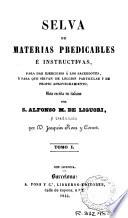Selva de materias predicables e instructivas
