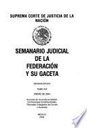 Semanario judicial de la Federación y su gaceta