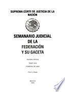 Semanario judicial de la Federación y su gaceta