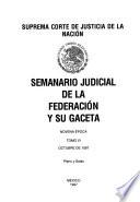 Semanario judicial de la Federación y su gaceta