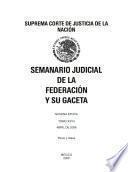 Semanario judicial de la Federación y su gaceta