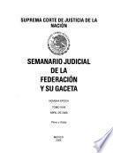 Semanario judicial de la Federación y su gaceta