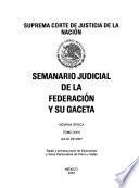 Semanario judicial de la Federación y su gaceta