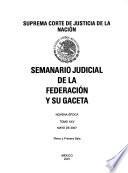 Semanario judicial de la Federación y su gaceta