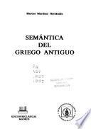 Semántica del griego antiguo
