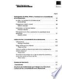 Seminario Cultura de Paz y Consolidación de la Democracia