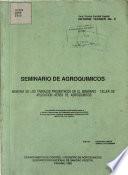 Seminario de Agroquimicos Memoria de Los Trabajos Presentados en El Seminiario - Taller de Application Aerea de Agroquimicos
