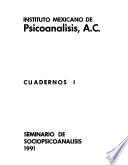 Seminario de Sociopsicoanálisis, 1991