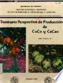 Seminario perspectiva de producción de coco y cacao