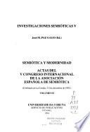 Semiótica y modernidad