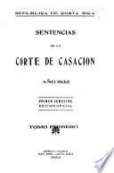 Sentencias de la Corte de Casación