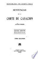 Sentencias de la Corte de Casación