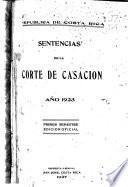 Sentencias de la Corte de Casación