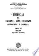 Sentencias del Tribunal Constitucional
