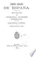 Sentencias del Tribunal supremo de justicia
