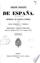 Sentencias del Tribunal Supremo de Justicia