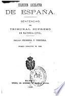 Sentencias del Tribunal supremo de justicia